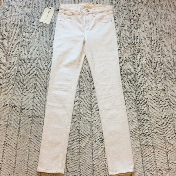 rag & bone Denim - Rag & bone Blanc high rise skinny jeans